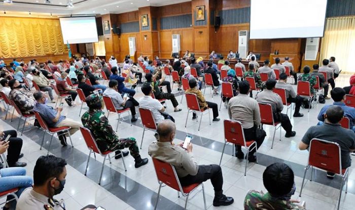 H-2 Jelang PSBB, Pemkot Surabaya Maksimalkan Sosialisasi Bersama Forpimda