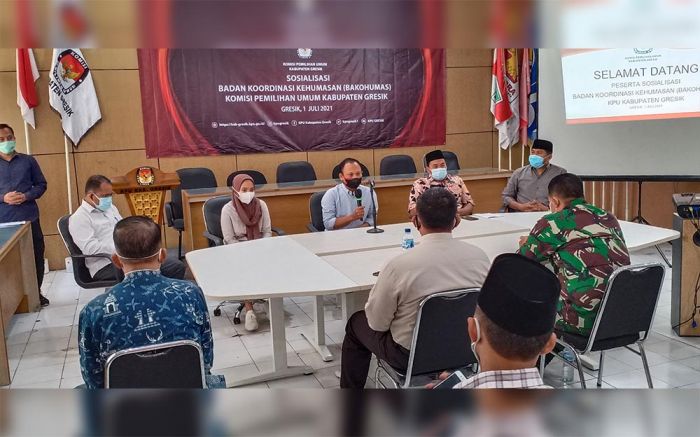 Bentuk Bakohumas, KPU Gresik Ajak Stakeholder Kolaborasi Sebarkan Informasi Positif