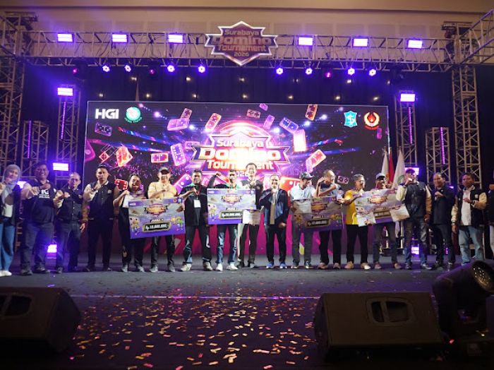 Duo Gresik Taklukan Wakil Makassar Juarai Surabaya Domino Tournament 2026, Bawa Pulang Rp60 Juta
