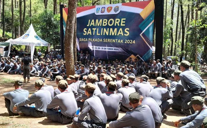 Satpol PP Jatim Gelar Jambore Satlinmas dan Apel Siaga di Bumi Perkemahan Bedengan Satpol PP Jatim Gelar Jambore Satlinmas dan Apel Siaga di Bumi Perkemahan Bedengan