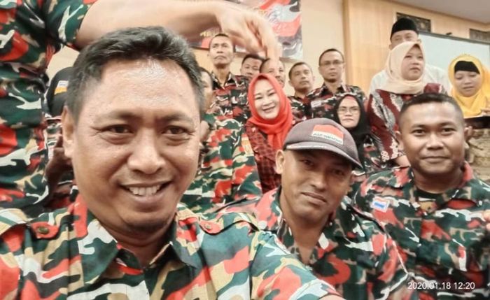 Laskar Merah Putih Tolak KAMI Masuk Kabupaten Pamekasan