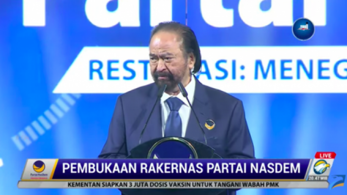 Nasdem Umumkan Capres Besok Malam, Ini 25 Nama Kandidatnya