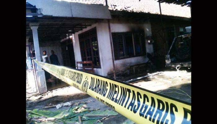 Ditinggal Pergi, Rumah di Desa Pekuwon Bojonegoro Terbakar