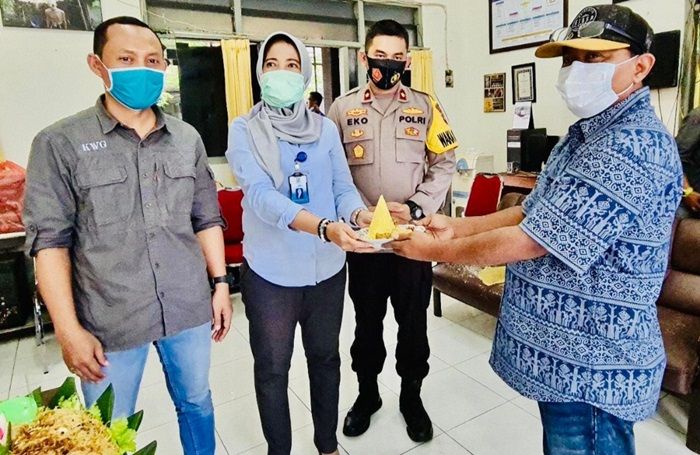 Hadiri Syukuran HPN KWG 2021, Wakapolres dan Dirut PDAM Gresik Harap Kolaborasi Jalan Terus