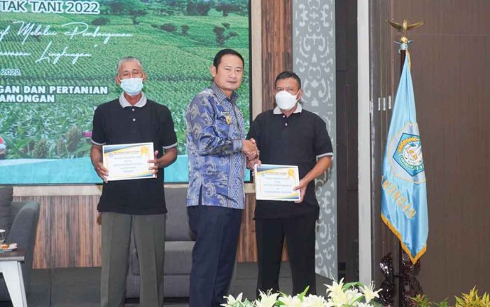 Gelar Temu Wicara Kontak Tani, Bupati Lamongan Berharap Petani Pahami Teknologi dan Modernisasi