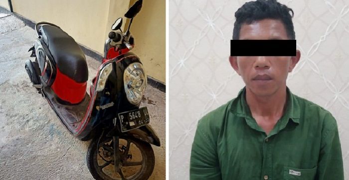 Diusir dari Rumah, Pria di Banyuwangi Curi Motor Istri Siri