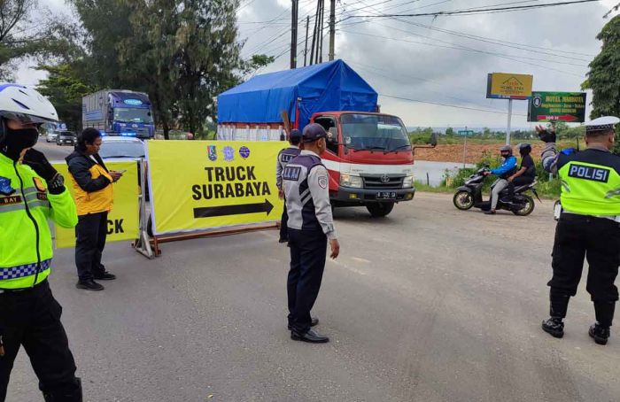 Truk Dilarang Masuk Kota, Kendaraan Besar Dialihkan ke Ring Road Selatan Tuban