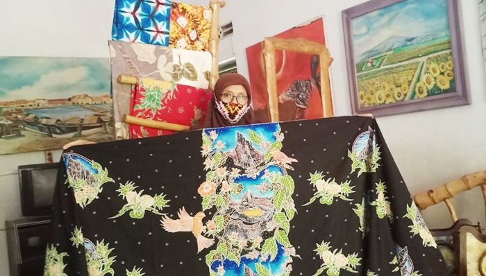 Tekuni Usaha Batik, GTT di Kediri Terima Order hingga Luar Negeri Tekuni Usaha Batik, GTT di Kediri Terima Order hingga Luar Negeri