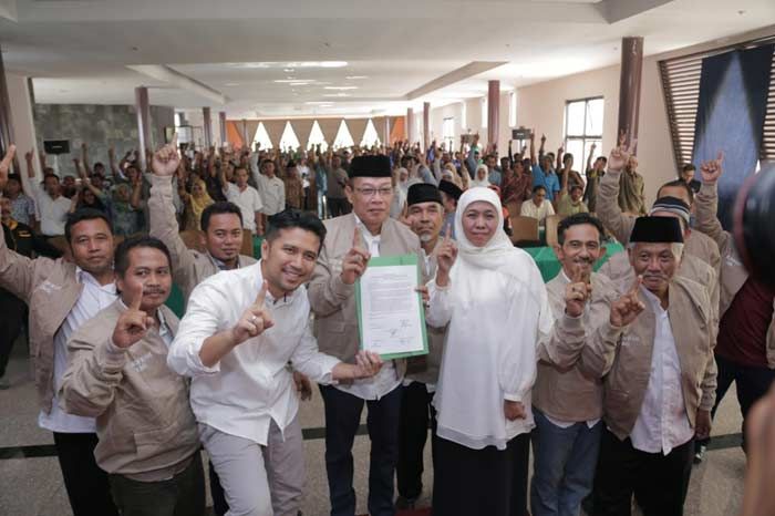 Masyarakat Desa Hutan Resmi Deklarasikan Dukung Khofifah-Emil Dardak
