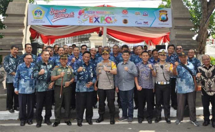 Bupati Sambari Buka Gresik Millennial Creative Expo 2019