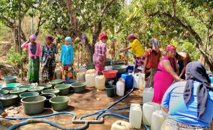 Kepala BPBD Kabupaten Pasuruan: Curah Hujan Tak Pasti, Dropping Air Bersih Terus Jalan