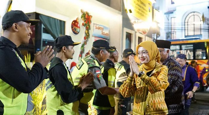 Tinjau Pos Pengamanan Tahun Baru, Wali Kota Kediri Apresiasi Petugas Jaga Kondusivitas