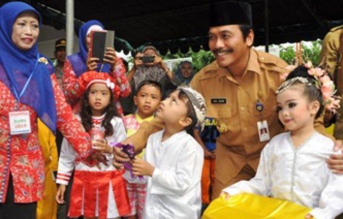 264 Anak PAUD Ikuti Lomba Peringati HAN di Gresik 264 Anak PAUD Ikuti Lomba Peringati HAN di Gresik