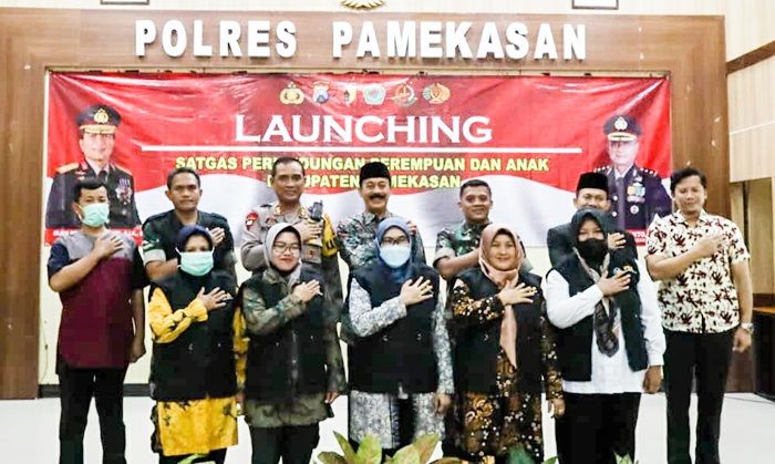 Polres Pamekasan Launching Satgas Perlindungan Perempuan dan Anak, Wabup Fattah Jasin Dukung Penuh Polres Pamekasan Launching Satgas Perlindungan Perempuan dan Anak, Wabup Fattah Jasin Dukung Penuh