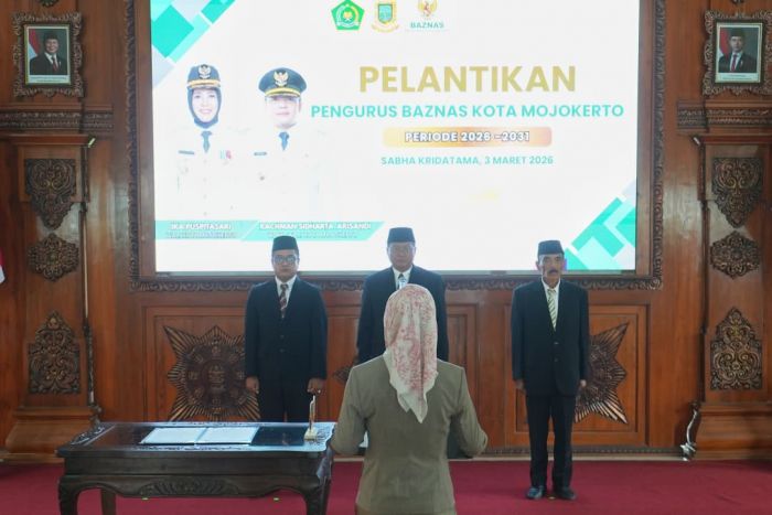 Walkot Ita Lantik Pengurus Baznas Kota Mojokerto 2026–2031, Tekankan Integritas dan Profesionalisme