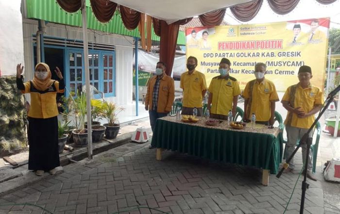 PK Golkar Gresik Ikrar Siap Menangkan Gus Yani-Bu Min di Pilbup