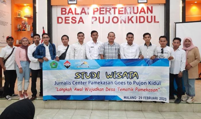 Belajar Desa Tematik, Jurnalis Center Pamekasan Studi Wisata ke Pujon Kidul