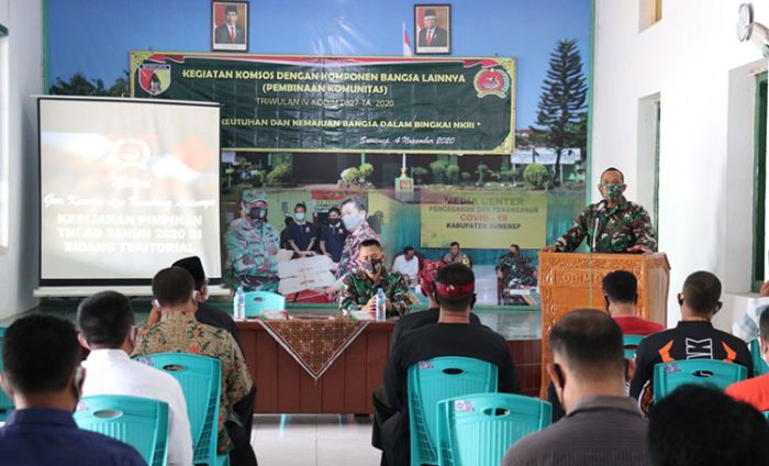 Pelihara Tali Silaturahmi, Kodim 0827/Sumenep Gelar Komsos dengan Komponen Bangsa Pelihara Tali Silaturahmi, Kodim 0827/Sumenep Gelar Komsos dengan Komponen Bangsa