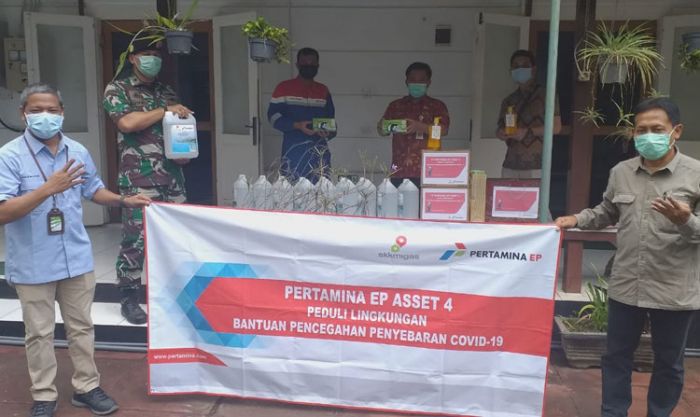 Peduli Covid-19, Pertamina EP Asset 4 Beri Bantuan pada Gugus Tugas di Tuban