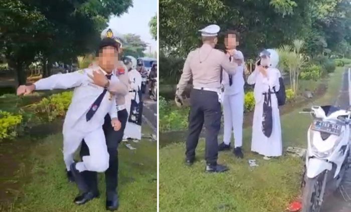 Viral! Seorang Pelajar di Sidoarjo Ngamuk, Tak Terima Ditegur Polisi Karena Langgar Lalin Viral! Seorang Pelajar di Sidoarjo Ngamuk, Tak Terima Ditegur Polisi Karena Langgar Lalin