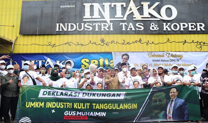 Perajin Intako Sidoarjo Deklarasi Dukung Muhaimin Jadi Capres 2024