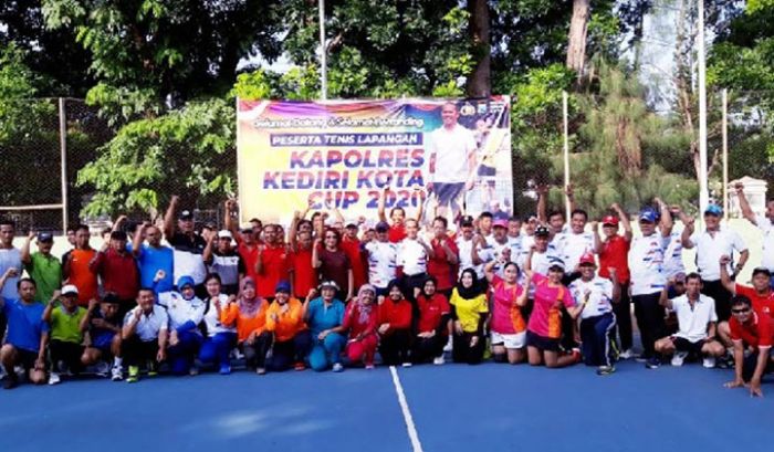 ​Kapolres Kediri Kota Buka Turnamen Tenis Kapolres Kediri Cup 2020