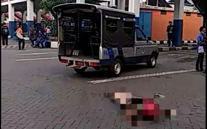 Antarkan Anak Pulkam, Ayah Tewas Terlindas Bus di Terminal Purabaya