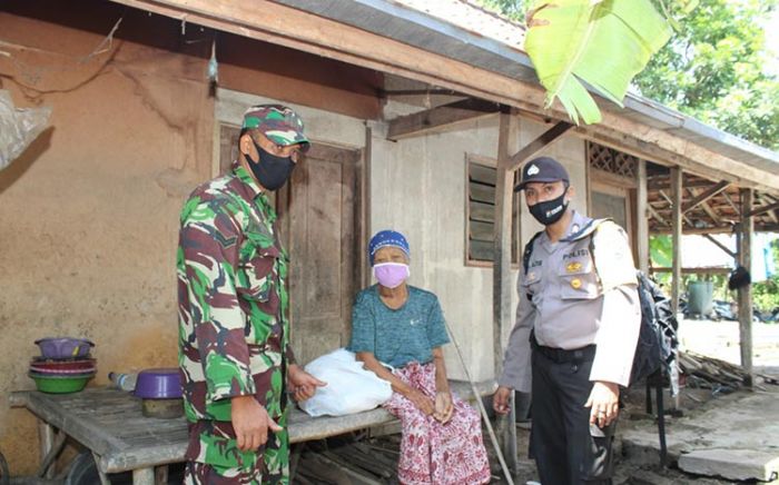 Peduli Covid-19, Polres Bangkalan Salurkan 2 Ribu Paket Sembako