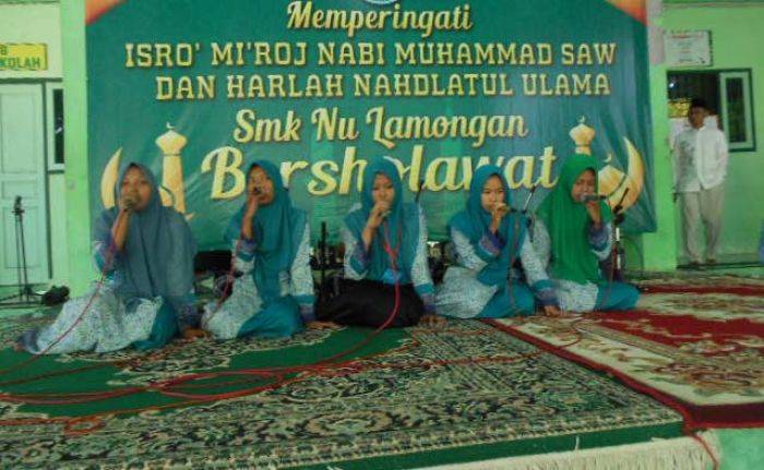 Peringati Harlah NU, SMK NU Lamongan Gelar Khotmil Qur