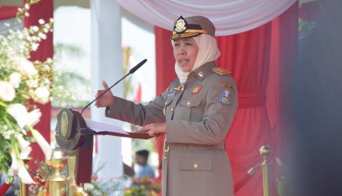 Gubernur Khofifah Tegur Pemkot Surabaya, Tak Kirim Kontingen di HUT Satpol PP, Damkar, dan Linmas