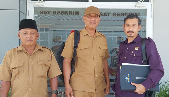 Polres Gresik Tindak Lanjuti Laporan Kades Tebalo Polres Gresik Tindak Lanjuti Laporan Kades Tebalo