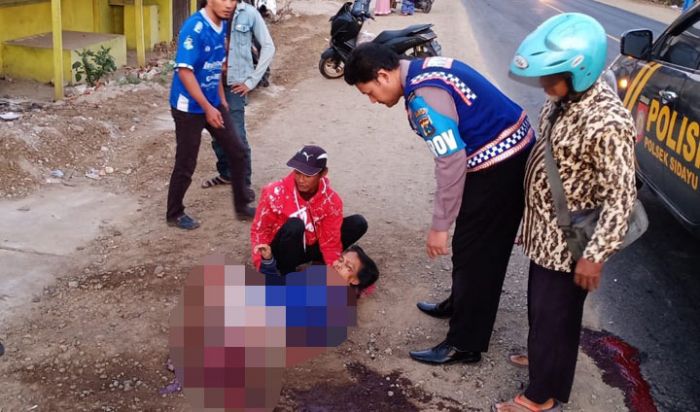 Berangkat Kerja, Buruh Tani di Golokan Sidayu Jadi Korban Tabrak Lari, Kaki Hancur