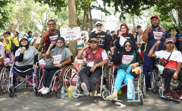 25 Penyandang Disabilitas Ikuti Kediri Run 2023