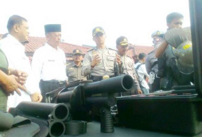 Antisipasi Kerawanan Lebaran, Polres Mojokerto Kota Gelar Pasukan Operasi Ketupat Semeru 2018 Antisipasi Kerawanan Lebaran, Polres Mojokerto Kota Gelar Pasukan Operasi Ketupat Semeru 2018