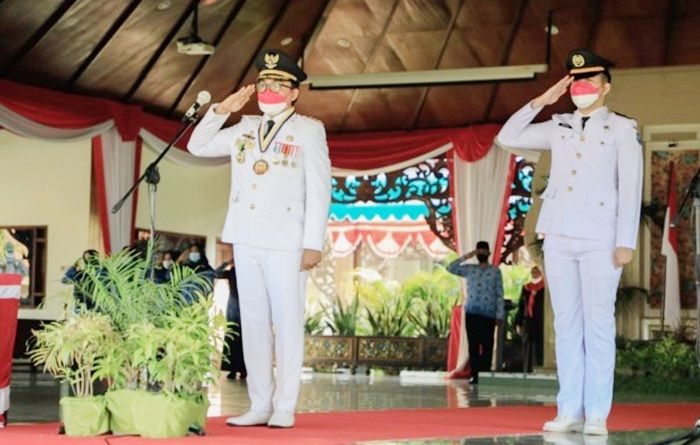 Bupati Pamekasan Baddrut Tamam Jadi Inspektur Upacara Bendera HUT ke-76 Kemerdekaan RI