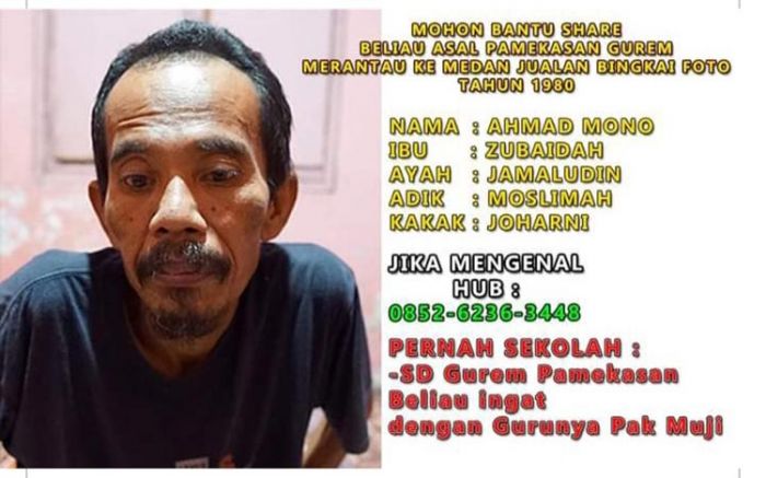 Ahmad Mono, Pria Asal Pamekasan yang Merantau ke Medan Selama 40 Tahun, Kini Hidup Terlunta-lunta Ahmad Mono, Pria Asal Pamekasan yang Merantau ke Medan Selama 40 Tahun, Kini Hidup Terlunta-lunta