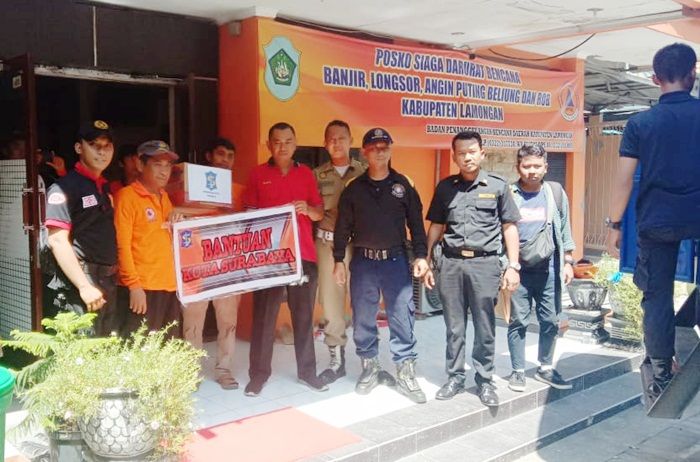 Peduli Bencana, Pemkot Surabaya Kirim Bantuan ke Korban Banjir di Lamongan