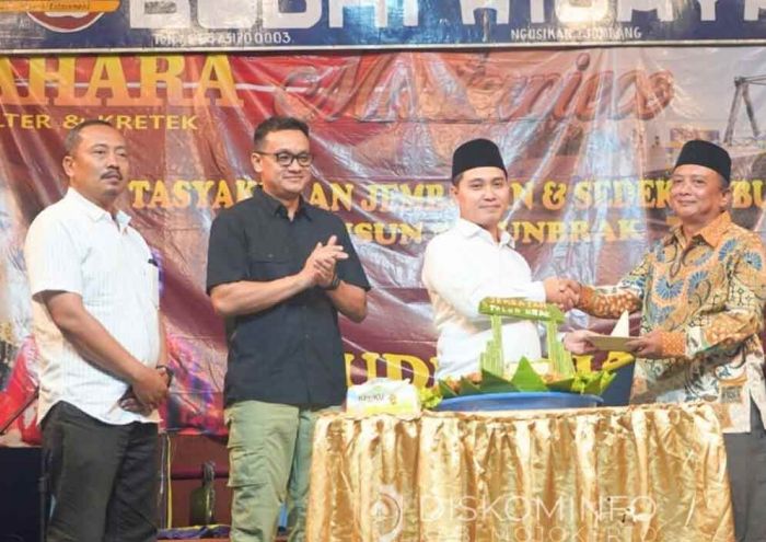 Pembangunan Jembatan Talunbrak Tuntas, Pemkab Mojokerto dan Warga Gelar Tasyakuran Sedekah Bumi