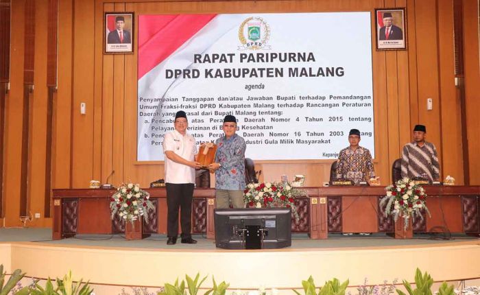 Rapat Paripurna DPRD Kabupaten Malang, Wakil Bupati Bahas 2 Hal ini