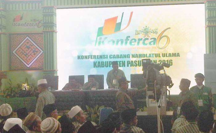 Hasil Konfercab PCNU Kabupaten Pasuruan, KH Imron Mutamakin Unggul Tipis