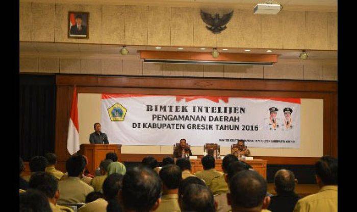 Kesbangpol Gresik Gelar Bimtek Intelijen Kesbangpol Gresik Gelar Bimtek Intelijen