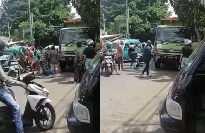 Viral! Seorang Pria Aniaya Sopir Truk di Lampu Merah Cibubur Viral! Seorang Pria Aniaya Sopir Truk di Lampu Merah Cibubur