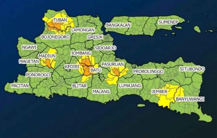 BMKG Juanda: Waspadai Peningkatan Potensi Hujan di Jawa Timur BMKG Juanda: Waspadai Peningkatan Potensi Hujan di Jawa Timur