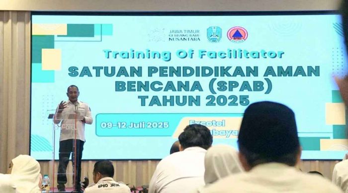 Wujudkan Sekolah Tangguh Bencana, BPBD Jatim Gelar ToF SPAB 2025 Wujudkan Sekolah Tangguh Bencana, BPBD Jatim Gelar ToF SPAB 2025