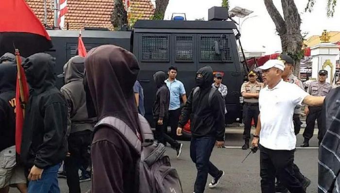 2 Oknum Mahasiswa Terlibat Kelompok Penyusup "Anarko" saat Aksi May Day