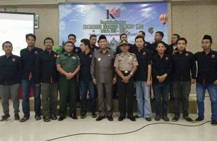 Pengukuhan KJS, Wabup Sumenep Harapkan Pers Berkualitas Pengukuhan KJS, Wabup Sumenep Harapkan Pers Berkualitas