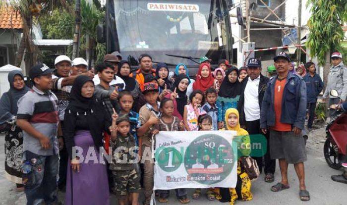 SQ Menang, RGS Berangkatkan Relawan dan Warga Peganden Pelesir SQ Menang, RGS Berangkatkan Relawan dan Warga Peganden Pelesir
