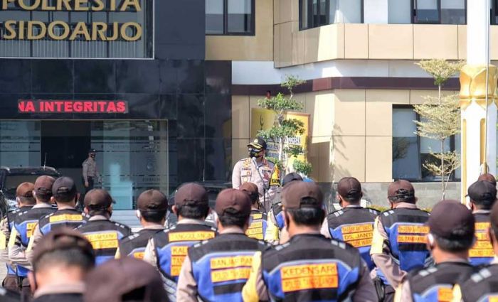 Kapolresta Sidoarjo Perkuat Peran Bhabinkamtibmas dalam Penanganan Covid-19 dan Pilkada Sehat