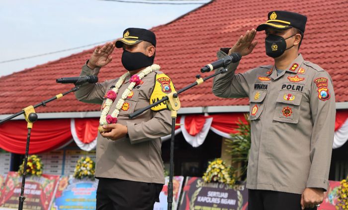 Sambut Pimpinan Baru, Polres Ngawi Gelar Apel