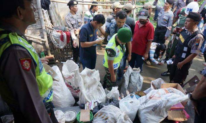 Kampung Mercon di Diwek Jombang Digerebek, Salah Satu yang Terbesar di Jawa Timur